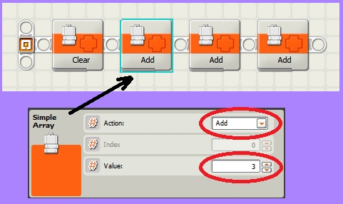 Tutorial Icono Array para NXT